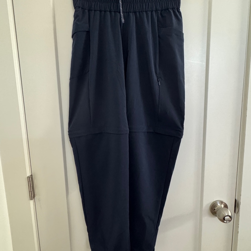 Women's Dark Blue Zip-Off Hiking Pants